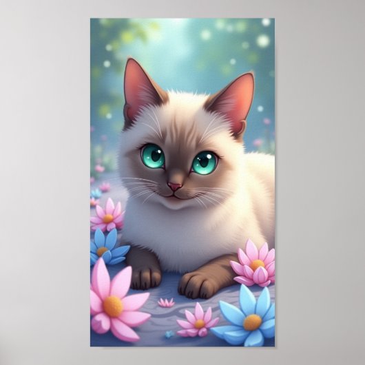 Poster Chat mignon (Devant)