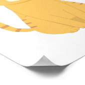 Poster Chat Mignon Kawaii  (Coin)