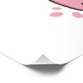Poster chat mignon miaou (Coin)