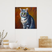 Poster Chat Mist australien (Cuisine)