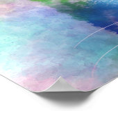 Poster chat multicolore cat 663 (Coin)