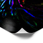 Poster Chat Neon Glow (Coin)