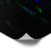 Poster Chat Neon Glow (Coin)