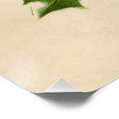 Poster Chat Noël Joyau Holly Kitten Art antique (Coin)