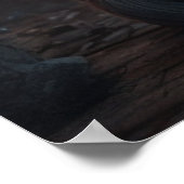 Poster chat noir (Coin)