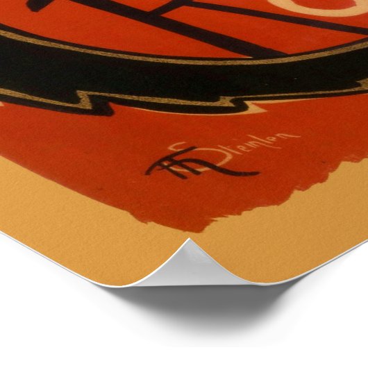 Poster Chat noir (Coin)