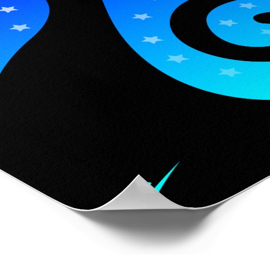 Poster Chat noir (Coin)