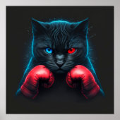 Poster chat noir (Devant)