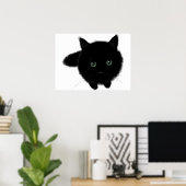 Poster Chat noir (Bureau à domicile)