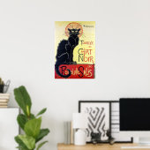 Poster Chat noir, Alexandre Steinlen (Bureau à domicile)