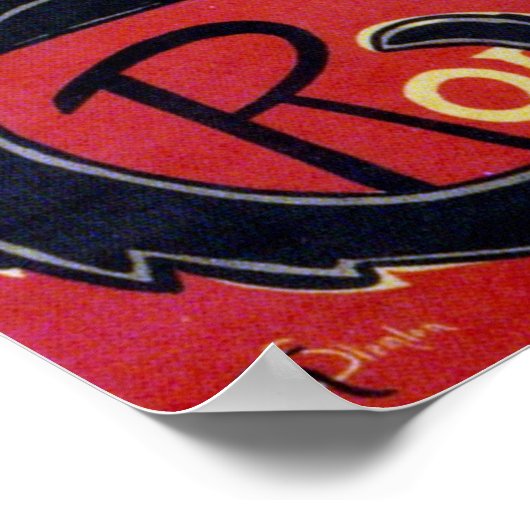 Poster Chat noir, Alexandre Steinlen (Coin)