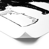 Poster Chat noir, Alexandre Steinlen (Coin)