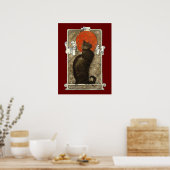 Poster Chat noir, Alexandre Steinlen (Cuisine)