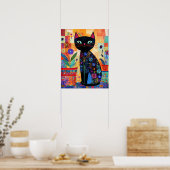 Poster Chat noir, Art populaire (Cuisine)