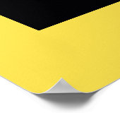 Poster Chat noir avec trompette (Coin)