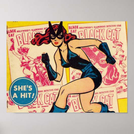 Poster Chat Noir, c'est un succès (Devant)