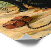 Poster Chat noir de Louis (Coin)