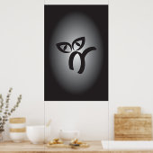Poster Chat noir d'Halloween (Cuisine)
