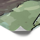 Poster Chat noir du quartier français (Coin)