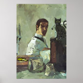 Poster Chat noir du quartier français (Devant)