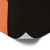 Poster Chat noir et blanc (Coin)