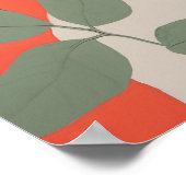 Poster Chat noir et blanc (Coin)