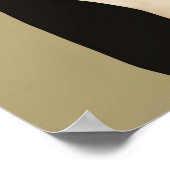 Poster Chat noir et blanc (Coin)