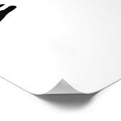 Poster Chat noir et blanc 657 (Coin)