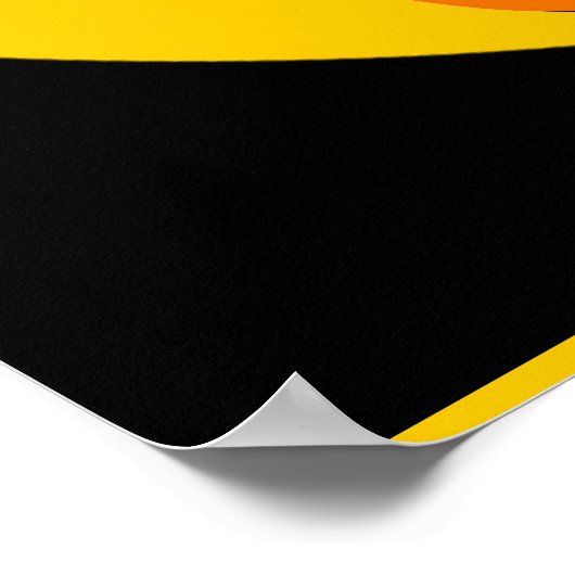 POSTER CHAT NOIR HALLOWEEN PARTY (Coin)