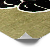 Poster Chat noir Hasegawa Sadanobu III Fin du 20e siècle. (Coin)