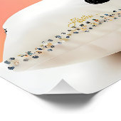 Poster Chat Noir - Installons-Nous Confortablement (Coin)