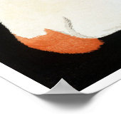 Poster Chat noir japonais, Shotei (Coin)