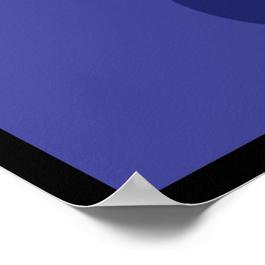 Poster Chat noir la nuit (Coin)