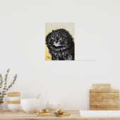 Poster Chat noir, Louis Wain (Cuisine)