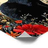 Poster Chat noir mignon (Coin)