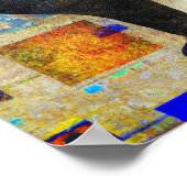 Poster Chat noir multimédia mixte (Coin)