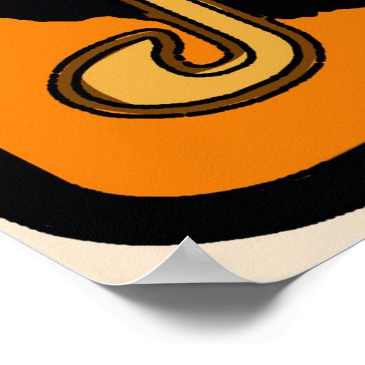 Poster Chat noir, MUSIQUE, 2018 (Coin)