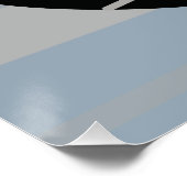 Poster Chat noir, rayures (Coin)