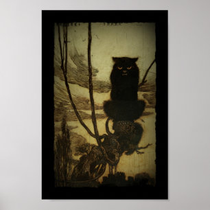 Poster Chat noir Scowling