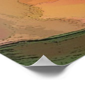 Poster Chat orange (Coin)