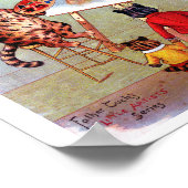 Poster Chat Peintre, Louis Wain (Coin)