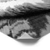 Poster Chat persan blanc endormi (Coin)