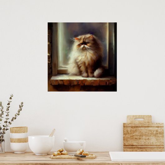 Poster Chat perse (Cuisine)