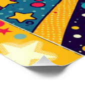 POSTER CHAT PERSIEN PERDU DANS L'ESPACE 5 (Coin)