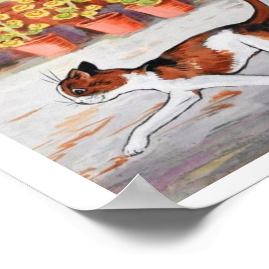 Poster Chat Prowling, Louis Wain (Coin)