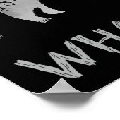 Poster Chat Quel Chat Noir Meurtrier Avec Costume Couteau (Coin)