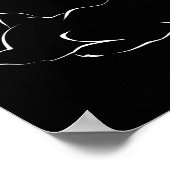 Poster Chat qui dort. Illustration (Coin)