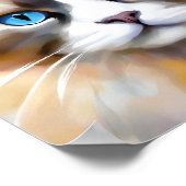 Poster Chat Ragdoll élégant et paisible (Coin)