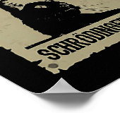 Poster Chat Recherché mort et vivant de Schrodinger (Coin)