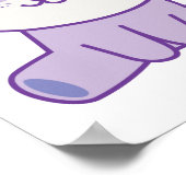 Poster chat regardant le ciel (Coin)